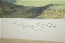 Wilderness Golf Club 'The 4th Green' Print by Earnest Greenwood & Lawrence Josset - Framed