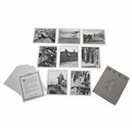 Eight (8) St. Andrews Legends 'Golf, and in the beginning' Photocards in Original Holder