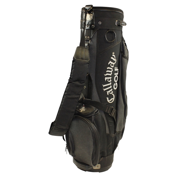 Classic Callaway Golf Black Canvas Golf Bag