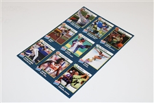 John Daly Signed 1992 Sports Illustrated Uncut Golf Card Sheet JSA #UU28281