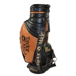 Michelle McGann Personal Used TaylorMade Orange & Black Golf Bag