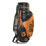 Michelle McGann Personal Used TaylorMade Orange & Black Golf Bag