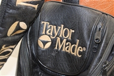 Michelle McGann Personal Used TaylorMade Orange & Black Golf Bag