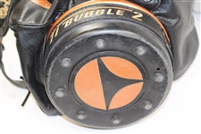 Michelle McGann Personal Used TaylorMade Orange & Black Golf Bag