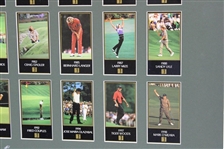 Thirty (30) Champions of Golf Masters Collection Golf Cards (GSV) - Matted with Tiger