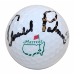 Arnold Palmer Signed Masters Logo Golf Ball JSA ALOA