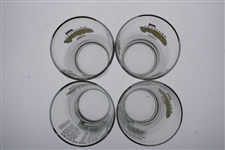 1987, 1988, 1989 & 1990 Masters Tournament Commemorative Glasses