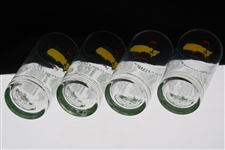 1991, 1992, 1993 & 1994 Masters Tournament Commemorative Glasses