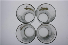 1995, 1996, 1998 & 1999 Masters Tournament Commemorative Glasses