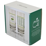Pair of 2018 Masters Tournament Commemorative Glasses in Original Box