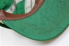 Palmer, Nicklaus & others Multi-Signed 1966 Tourn. of Champions Officials Green Rope Hat JSA #BB14423