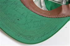 Palmer, Nicklaus & others Multi-Signed 1966 Tourn. of Champions Officials Green Rope Hat JSA #BB14423