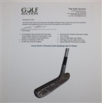 Corey Pavin's Personal Used Spalding Cash In Putter From Linn Strickler Collection 