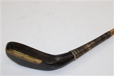 Replica T. Morris Stamped Black Head Long Nose Putter with 'Replica' on Shaft