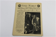 Six (6) 1947-1949 Golf World Magazines:  Dec. 3, Feb. 4, Feb. 11, Feb. 18, Dec. 22 & Jan. 5