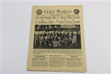 Six (6) 1947-1949 Golf World Magazines:  Dec. 3, Feb. 4, Feb. 11, Feb. 18, Dec. 22 & Jan. 5