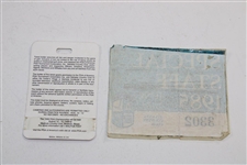 1998 PGA Championship Badge Sue (Craig) Stadler & 1985 Atlanta Golf Classic Pass