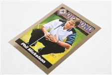 1992 Phil Mickelson Diamond Sports Memorabilia Rookie Golf Card