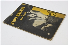 Copyright 1938 Soft Cover Quick Way To Better Golf 