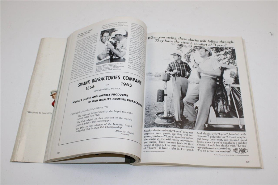 1965 PGA Championship at Laurel Valley Golf Club Official Program