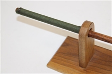 Miniature 1980’s Replica wood shaft Spur Toe Heavy iron 