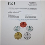 Sam Snead's RCGA Canadian Open & Peter Jackson Guest & Contestant Badges - 1970 & 1973