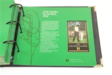 Champions of Golf 'The Masters Collection' Foil Golf Card Set in Album 1934-1994