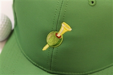 Golfoholics Green Unused Hat with Three (3) Golfoholics Logo Golf Balls