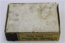 1930's The Nimble Shilling Meshball Dozen Golf Ball Box