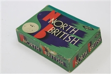 1920's North British Twin-Dot S Dozen Golf Ball Box
