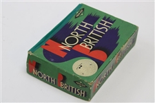 1920's North British Twin-Dot S Dozen Golf Ball Box