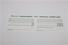 1997 Masters Tournament Official Scorecard