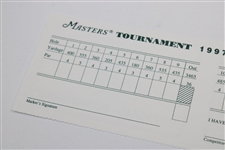 1997 Masters Tournament Official Scorecard