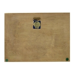 1968 Augusta National Golf Club George Cobb Course Map on Wooden Plaque Contestant Gift