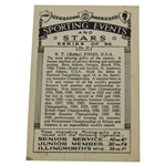 Bobby Jones 1935 Sporting Events And Stars Card 
