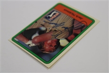 Jack Nicklaus Signed 1981 PGA Tour Rookie Card JSA ALOA