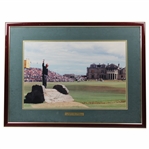 Arnold Palmer Signed Palmers Final Farewell 1995 Open at St Andrews Photo - Framed JSA ALOA
