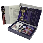 2004 Ryder Cup at Oakland Hills CC Book w/Info, Divot Too, Golf Ball, & more - Set