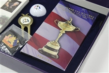 2004 Ryder Cup at Oakland Hills CC Book w/Info, Divot Too, Golf Ball, & more - Set