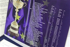 2004 Ryder Cup at Oakland Hills CC Book w/Info, Divot Too, Golf Ball, & more - Set