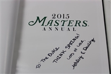 1981, 1983, 2015 & First 41 Years Masters Tournament Green Annual Books
