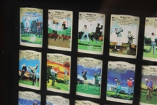 Ryder Cup Series 1927-1997 'Legends in Time' Matchbook Display - Framed