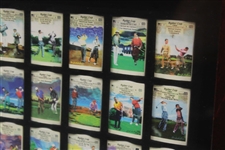 Ryder Cup Series 1927-1997 'Legends in Time' Matchbook Display - Framed