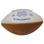 1973 Notre Dame National Champions Logo Football