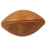 Joe Montana & Team Signed 1977 Notre Dame National Champions Cotton Bowl Football JSA ALOA