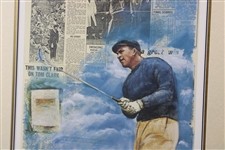 Arnold Palmer Signed 'Dubbing of the King' Ltd Ed 12/25 Doug London Litho w/Certificate JSA ALOA