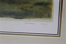 Arnold Palmer Signed 'Dubbing of the King' Ltd Ed 12/25 Doug London Litho w/Certificate JSA ALOA