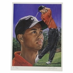Tiger Woods Artist Proof Ltd Ed 26/300 Print - 11x14