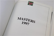 1997, 2001 & 2002 Masters Tournament Green Annuals Books - Tiger Wins