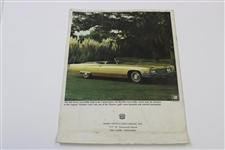 Augusta National Golf Club 'Cadillac Visits The Masters' Brochure